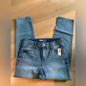 NWT Old Navy Power Straight High Rise Denim Jean | 6P
